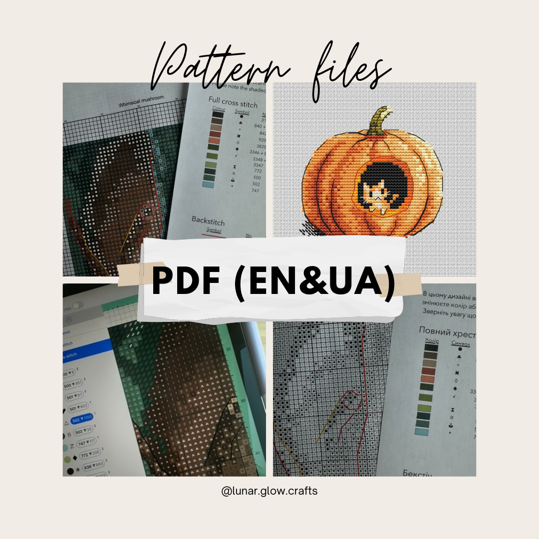 Pattern "Pumpkin and a cat"