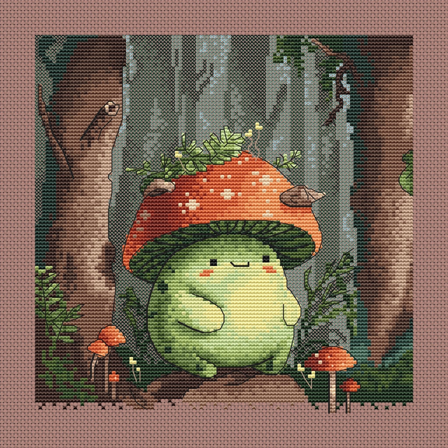 Pattern "Whimsical mushroom"