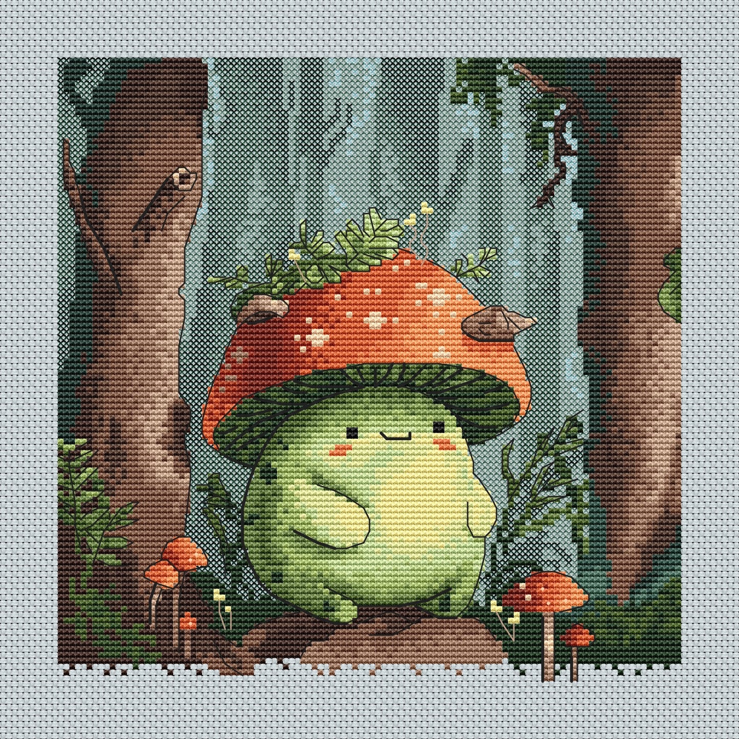 Pattern "Whimsical mushroom"